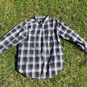Boys Ralph Lauren plaid button down.